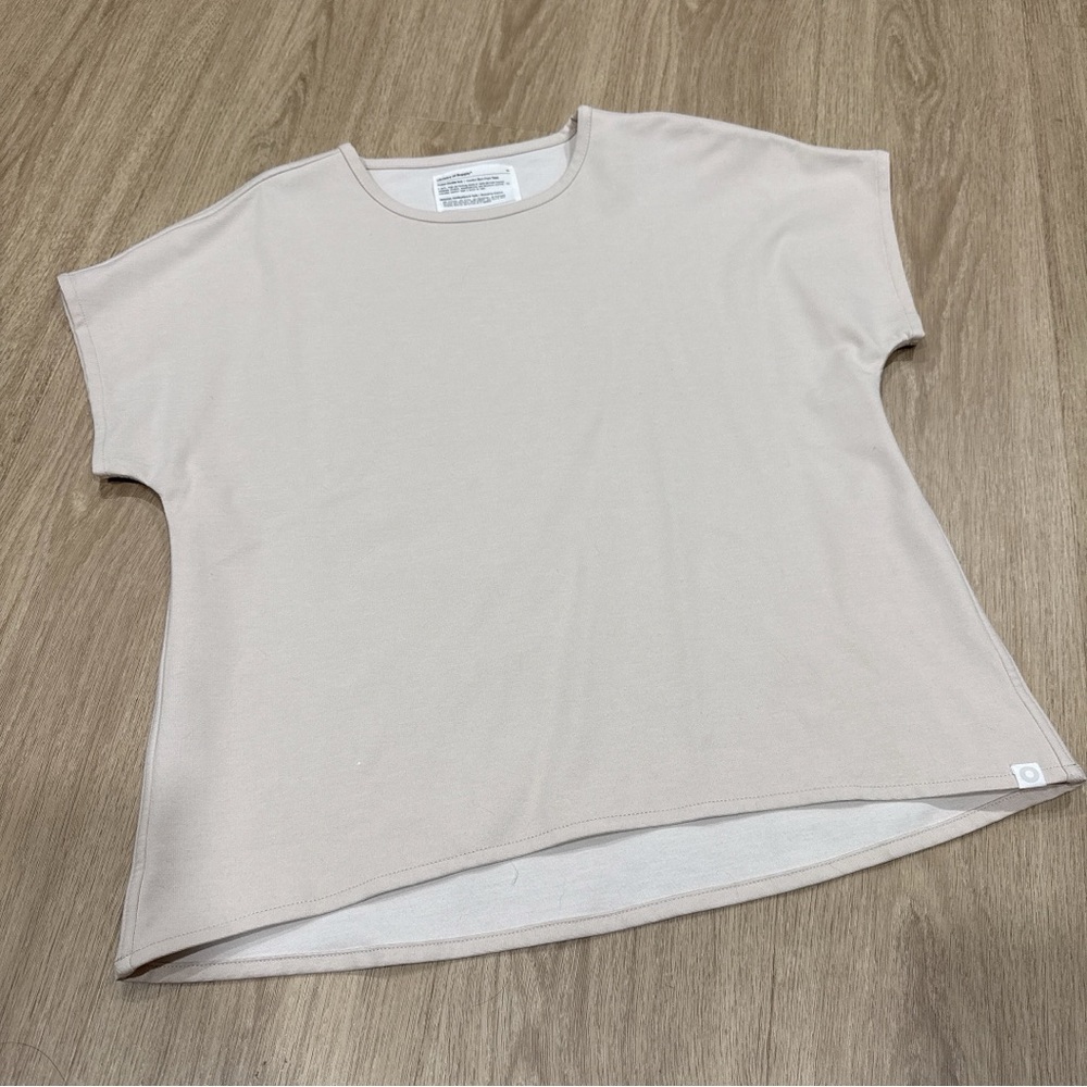 Ministry of Supply Soft Beige Short Sleeve Tee